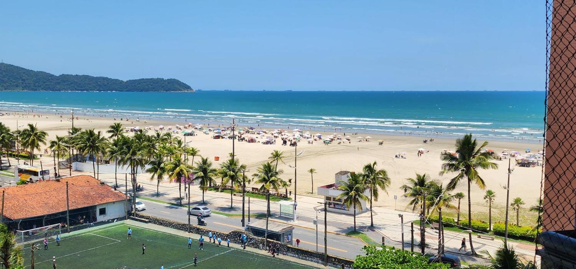 Apto Frente Mar Em Praia Grande المظهر الخارجي الصورة