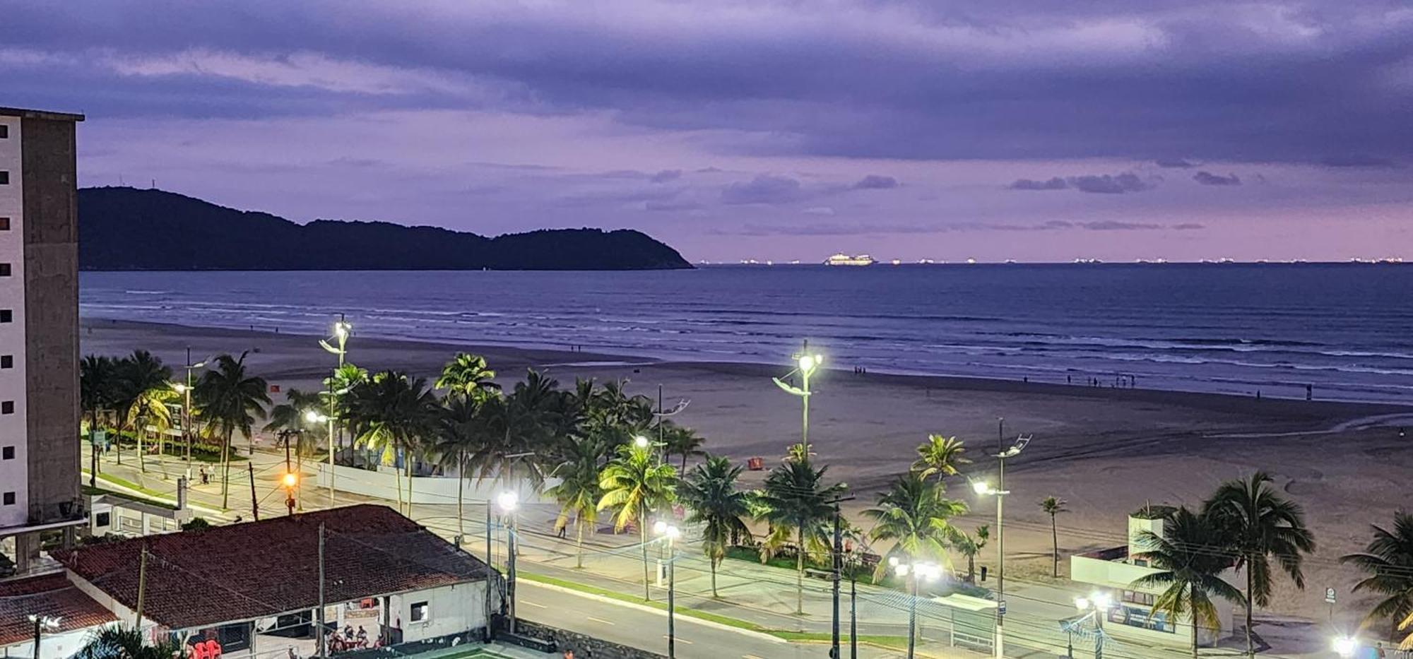 Apto Frente Mar Em Praia Grande المظهر الخارجي الصورة